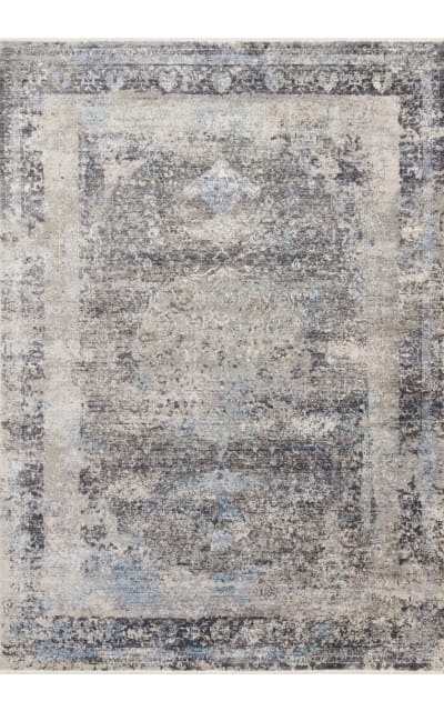 Franca Frn-03 Charcoal - Sky Area Rug