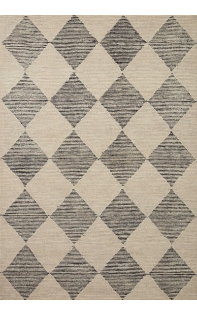 Chris Loves Julia x Loloi Francis Fra-01 Beige - Charcoal Rug