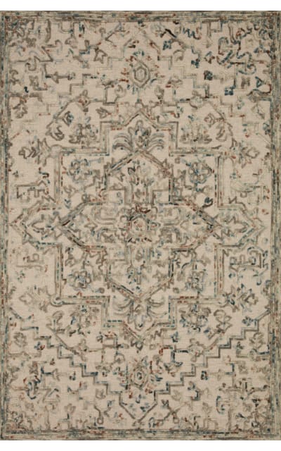 Halle HAE-01 Grey - Ocean Area Rug