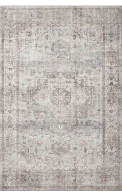 Heidi HEI-02 Dove - Blush Area Rug