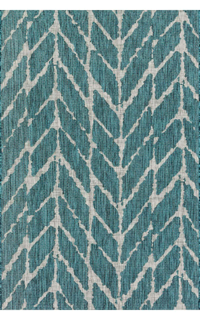 Isle Ie-02 Teal - Grey Area Rug