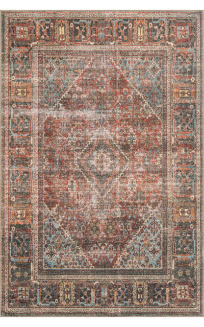 Loren Lq-13 Brick - Midnight Area Rug