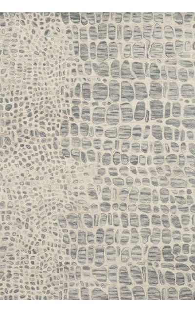 Sample Sale 204580R Silver Grey - Ivory Area Rug Last Chance