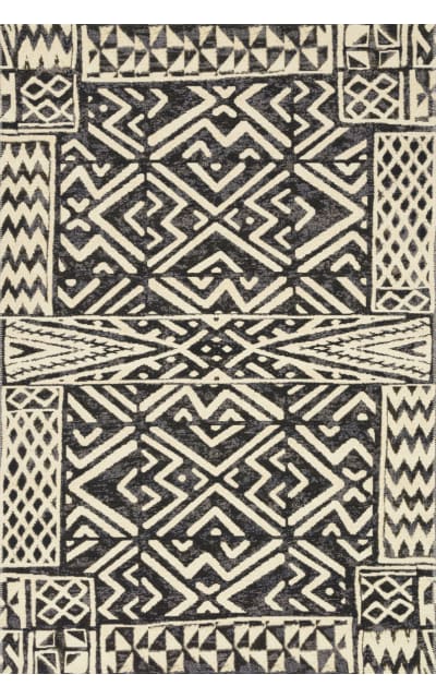 Loloi Mika Mik-13 Ivory - Black | Rug Studio