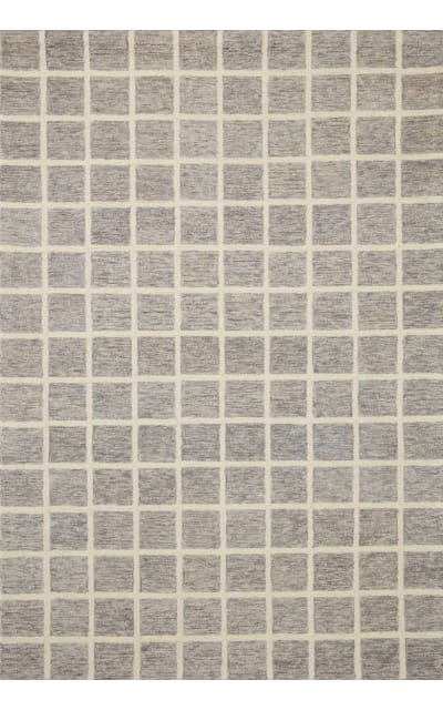 Chris Loves Julia x Loloi Polly Pol-05 Slate - Ivory Rug