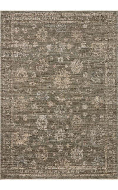Priscilla Prl-02 Olive - Sand Area Rug