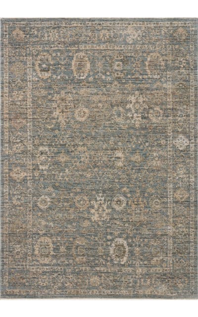 Priscilla Prl-03 Blue - Sand Area Rug