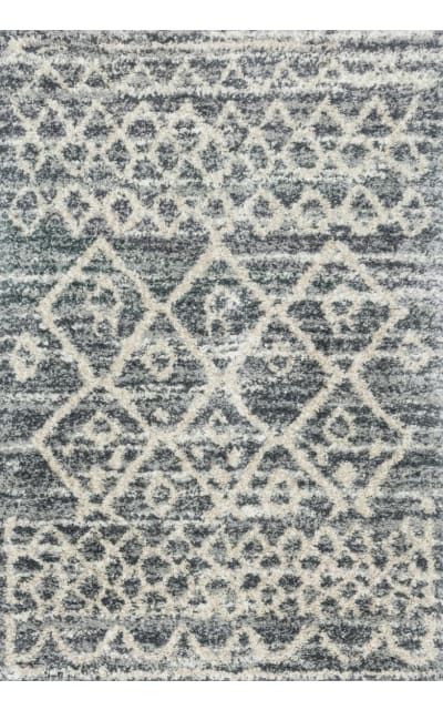 Quincy Qc-02 Graphite - Beige Area Rug