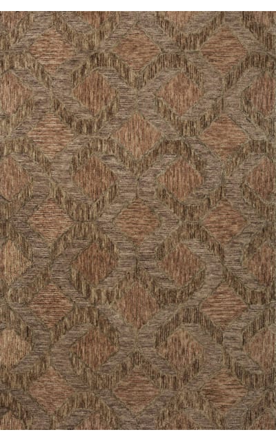 Varena Var-03 Rust - Bark Area Rug