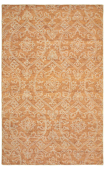 Lr Resources Karma 21042 Rust Area Rug