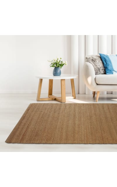 LR Resources Natural Fiber 03389NAT Area Rug