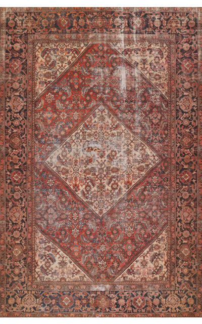 Momeni Afshar Afs44 Red Area Rug