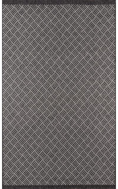 Momeni Como Com-4 Charcoal Area Rug