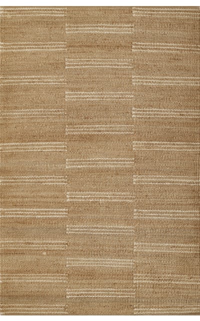 Momeni Crescent by Erin Gates Broken Stripe Cre-1 Natural Area Rug