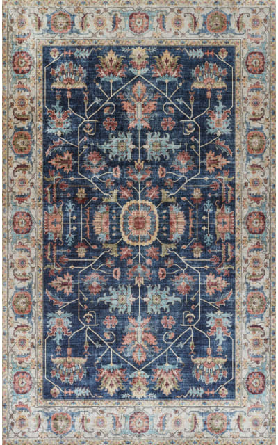 Momeni Karachi Kar-9 Navy Area Rug