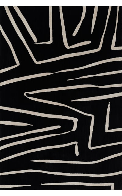 Momeni Noho No-04 Black Area Rug