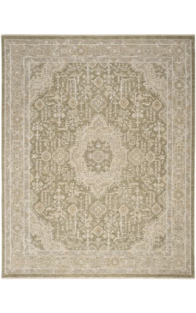 Retreat Ret02 Green Area Rug