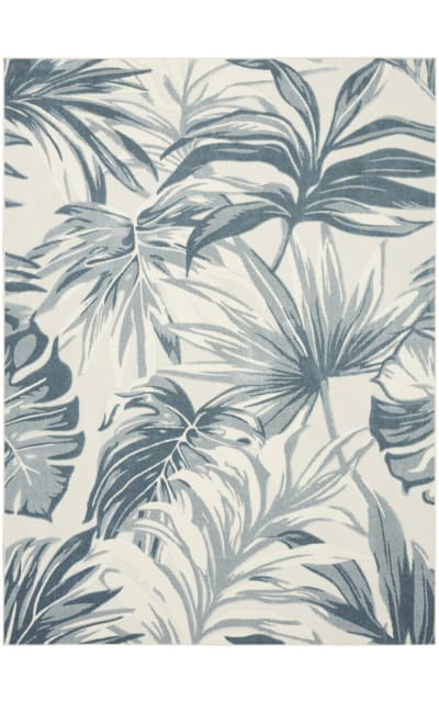 Aloha Alh43 Ivory Blue Area Rug