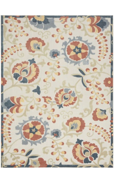 Aloha Alh17 Grey Multicolor Area Rug