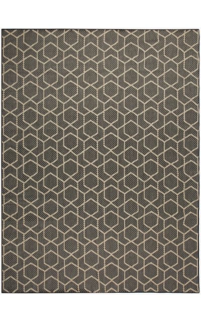 Horizon IndoorOutdoor Hoz01 Charcoal Area Rug