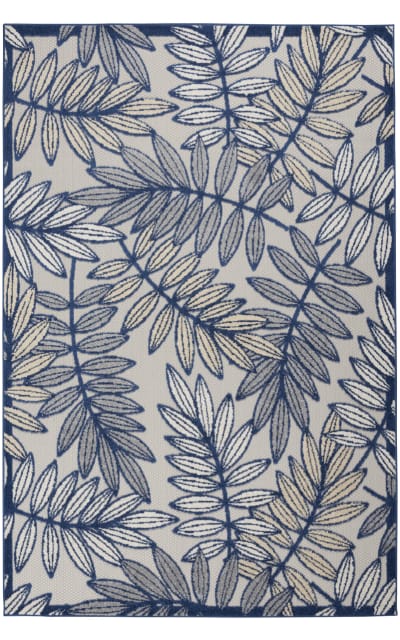 Aloha ALH18 Ivory - Navy Area Rug