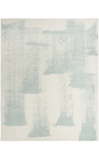 Harmony Hay02 Ivory Aqua Area Rug