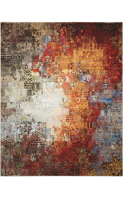 Nourison Chroma Crm03 Ember Glow Area Rug