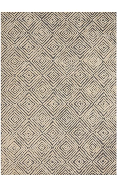 Nourison Deco Mod Dec01 Grey - Ivory Area Rug