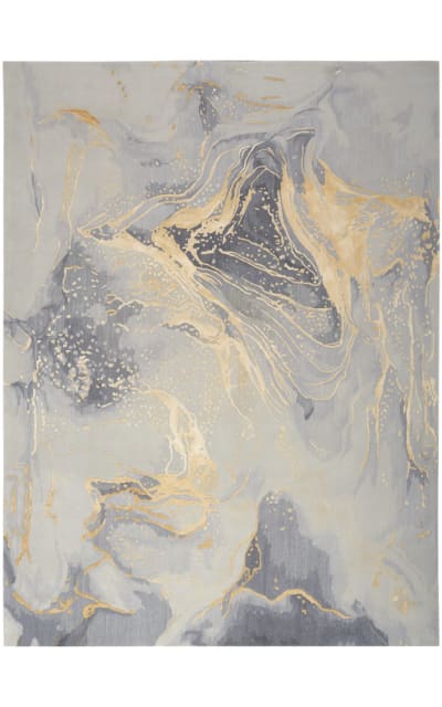 Nourison Prismatic PRS28 Grey-Gold Area Rug