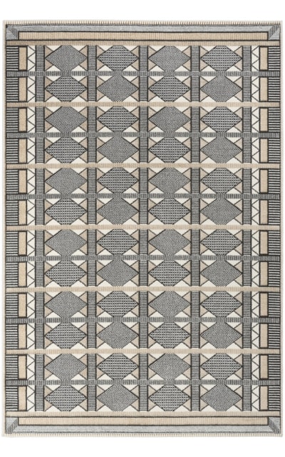 Nordic Nrc06 Ivory Multicolor Area Rug