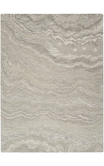 Graceful Gru01 Grey Area Rug