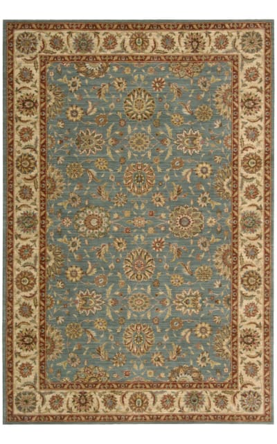 Nourison Living Treasures LI-05 Aqua Area Rug Clearance
