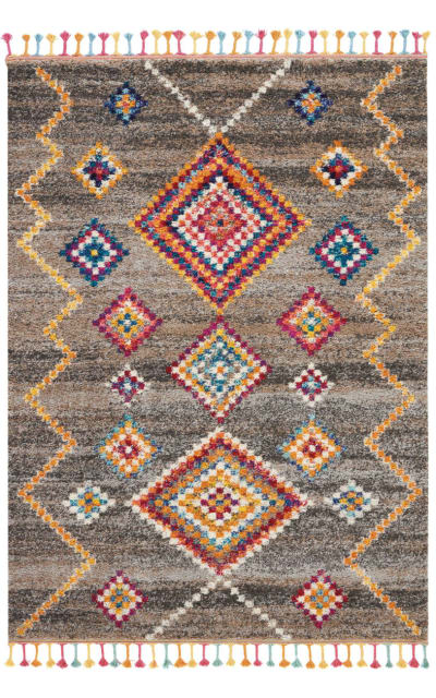 Nourison Nomad Nmd05 Grey Area Rug