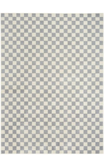 Serenity Home Srh10 Ivory Blue Area Rug