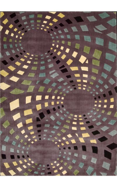 Nourison Parallels PR-23 Lavender Area Rug Clearance