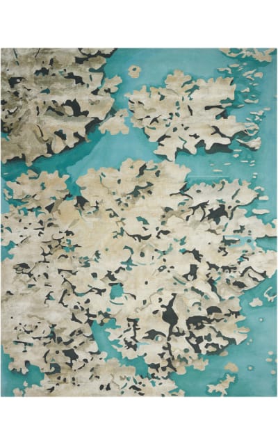 Nourison Prismatic Prs06 Aqua Area Rug