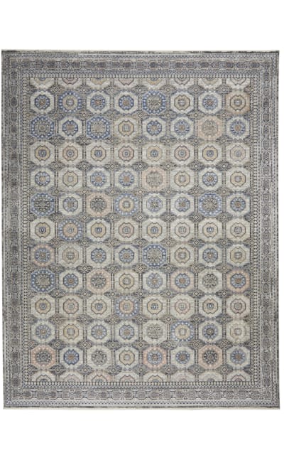 Starry Nights STN09 Grey - Navy Area Rug