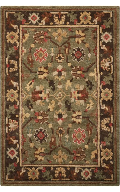 Tahoe TA10 Green Area Rug