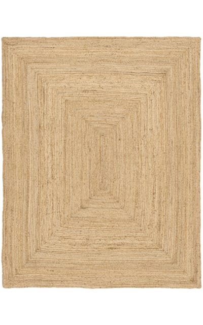 Natural Jute Njt03 Natural Area Rug