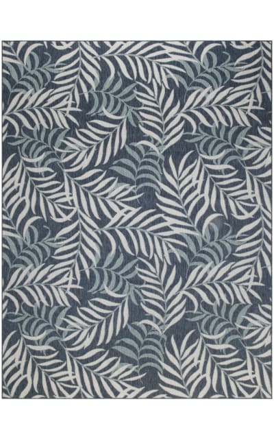 Garden Oasis Goa01 Navy Area Rug