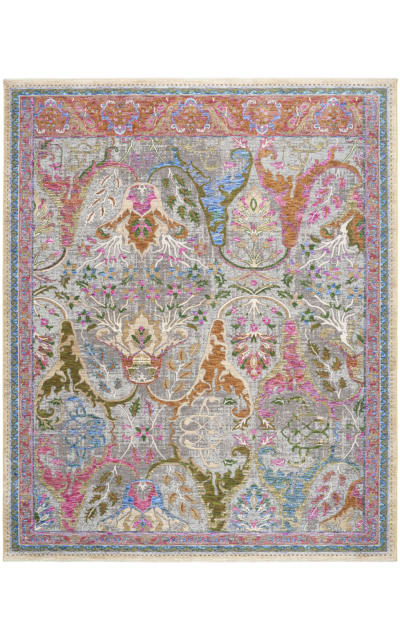 Vintage Harmony Vhh03 Pink Multicolor Area Rug