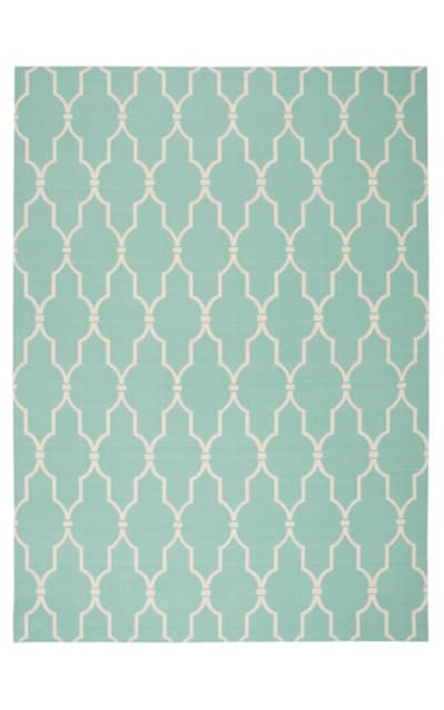 Nourison Home Home  Garden Rs087 Aqua Area Rug