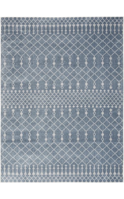 Astra Machine Washable Asw10 Blue Area Rug