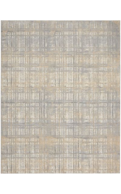 Calvin Klein Ck005 Enchanting Ech05 Grey - Ivory Area Rug