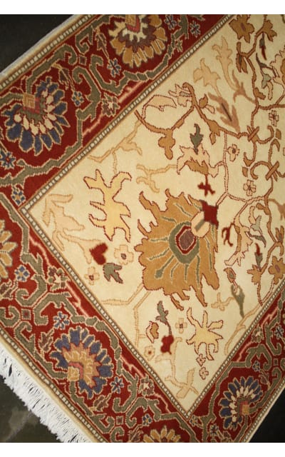 ORG Ziegler Mahal Ivory - Red Area Rug Last Chance
