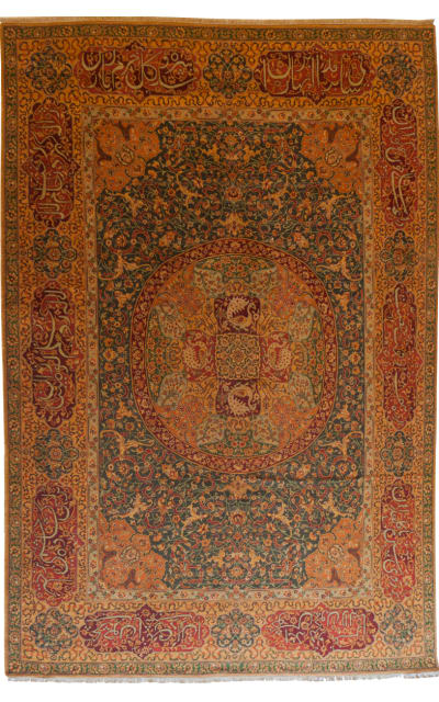 Org Qajar Mgm-4 Dcmy Area Rug