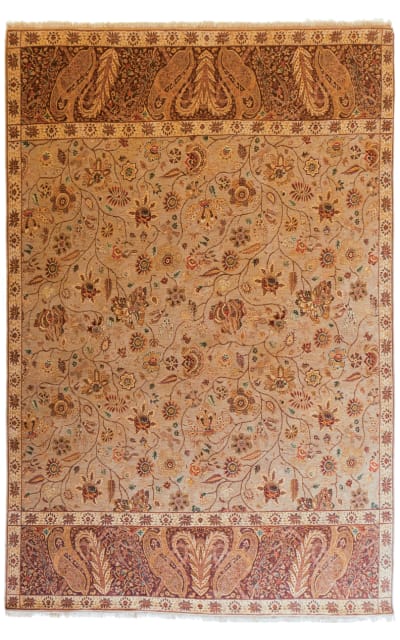 Org Qajar Jamawar 3 Cach Area Rug