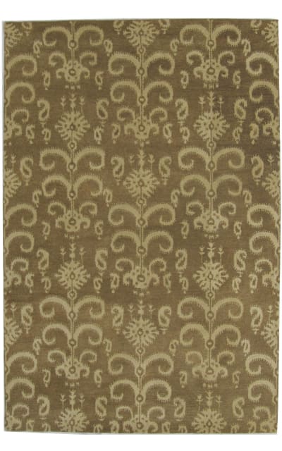 ORG Ikat-Tufted ST-505 Brown Area Rug Clearance