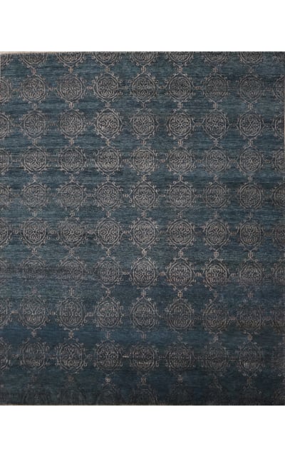 ORG Synthesis Modality C3 Jeweled Blue Area Rug Clearance