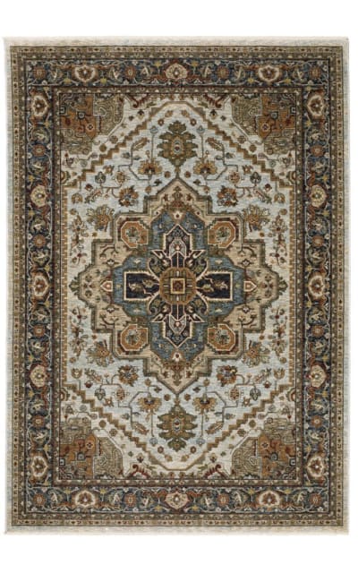 Aberdeen 1144w Ivory - Blue Area Rug